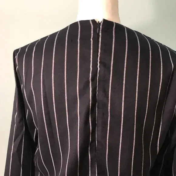 Endless Rose Crop Top, Navy Blue w/White Stripe - Picture 4 of 7